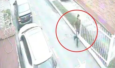 El menor el día del atentado.