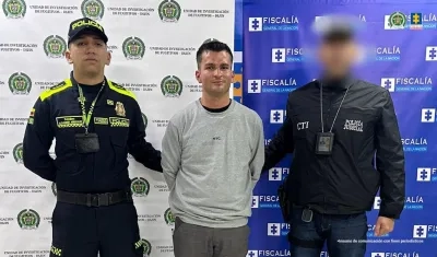 Farid Rojas Rojas, capturado.