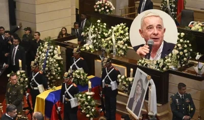 Expresidente Uribe envió una carta que fue leída por Gabriel Vallejo, director nacional del Centro Democrático.