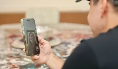 Michelle Char Fernández y el Alcalde Alex Char.