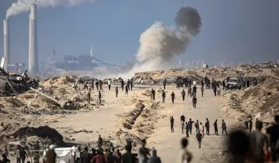 Destrucción en Gaza por los ataques de Israel.