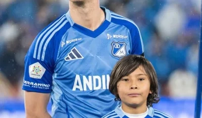 Andrés Llinás, defensor central de Millonarios.