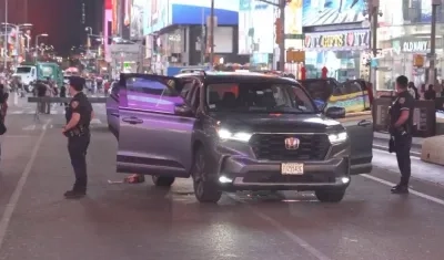 Autoridades llegaron al lugar de los hechos.