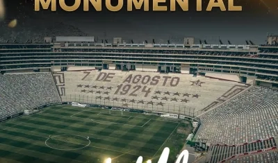 Estadio Monumental de Lima.