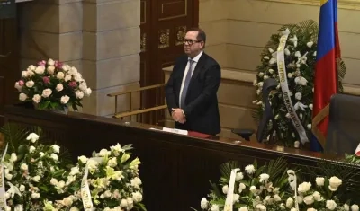 Lidio García, presidente del Senado.