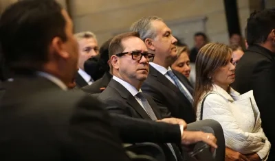 Lidio García, presidente del Senado.