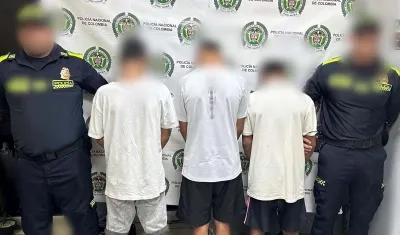 Los tres adolescentes capturados