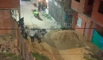 La víctima murió en el lugar de los hechos. 