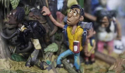  Figuras en plastilina hechas por el artista plástico colombiano Edgar Álvarez.