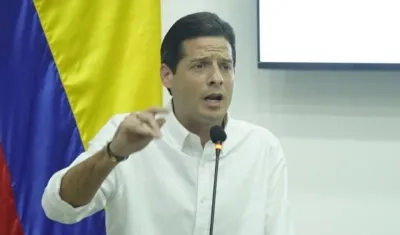 El senador Mauricio Gómez. 