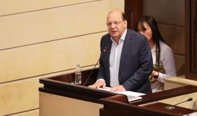 Germán Ávila, ministro de Hacienda. 