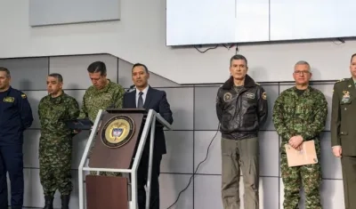 Ministro de Defensa Pedro Arnulfo Sánchez.