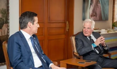 Bernie Moreno y Miguel Uribe Londoño.