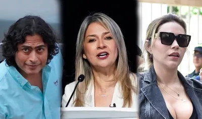 Nicolás Petro, Vicky Dávila y Days Vásquez.