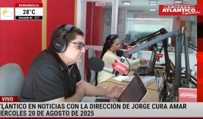 Transmisión de Atlántico en Noticias.
