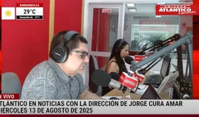 Transmisión de Atlántico en Noticias.