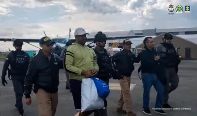 Notificados con fines de extradición.