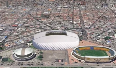 Render de nuevo estadio de Bogotá.