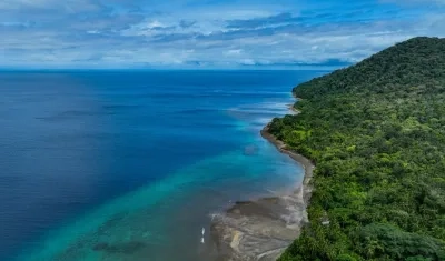 Isla Gorgona, en el Pacífico. 