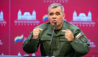 El ministro de Defensa de Venezuela, Vladimir Padrino López.
