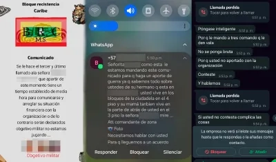 Panfletos "personalizados" para extorsionar