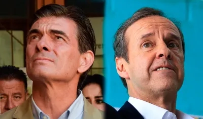 El senador Rodrigo Paz Pereira y el expresidente Jorge 'Tuto' Quiroga.