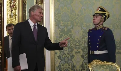 El portavoz del Kremlin, Dmitri Peskov.