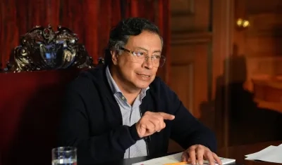 El Presidente Gustavo Petro.