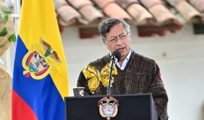 El Presidente Gustavo Petro.