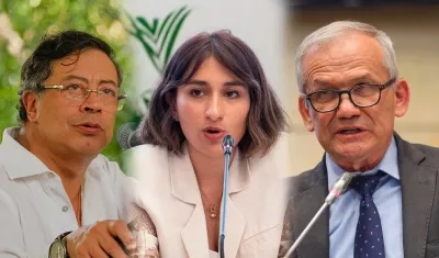 Presidente Gustavo Petro; excanciller Laura Sarabia; Carlos Ramón González, exdirector del Dapre. 