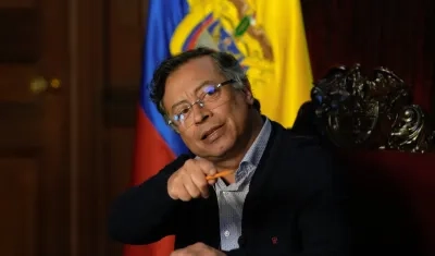 El Presidente Gustavo Petro.