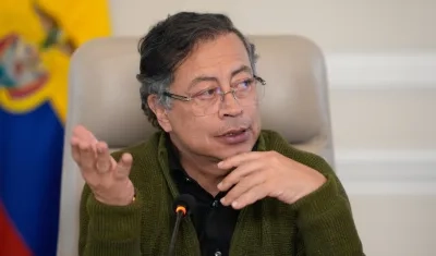El Presidente Gustavo Petro.