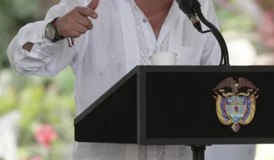 Presidente Gustavo Petro. 