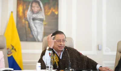 El Presidente Gustavo Petro.