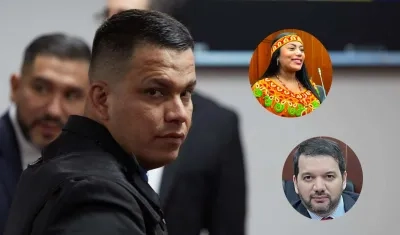 Sneyder Pinilla, Martha Peralta, Julio Chagüi.