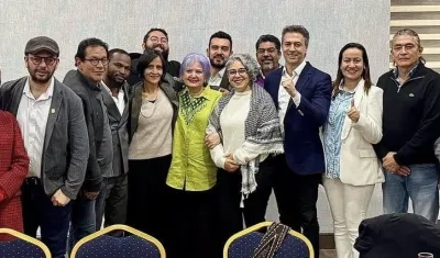 Los siete precandidatos.