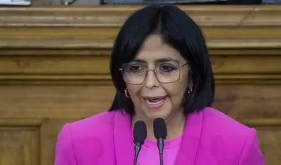 La vicepresidenta ejecutiva de Venezuela, Delcy Rodríguez.