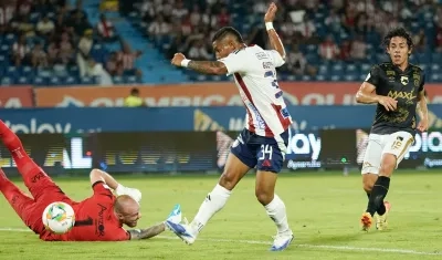 Segundo gol marcado por Jhomier Guerrero. 