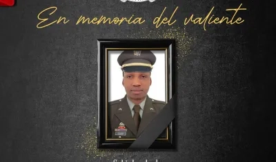 El subintendente José Jair Reyes Lucumí.