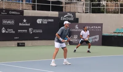 Pareja finalista Cristian Rodríguez y Benjamin Kittay.