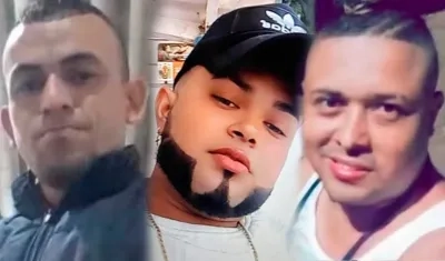  Brayan Enrique Rodríguez Soto, Erick José Colina Morales y Brayan Eduardo Cárdenas Vasco.