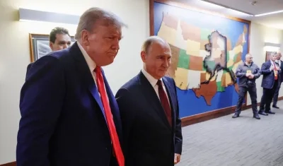 Donald Trump y Vladímir Putin.