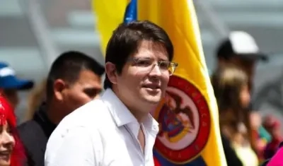 El senador y precandidato presidencial Miguel Uribe Turbay.