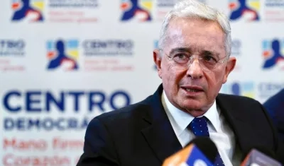 Expresidente Álvaro Uribe Vélez.