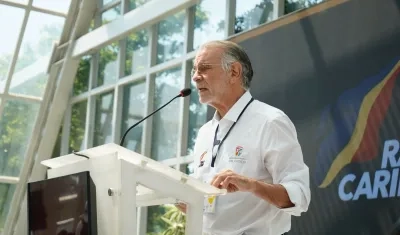 Eduardo Verano, gobernador del Atlántico.