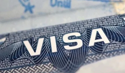 Visa estadounidense.