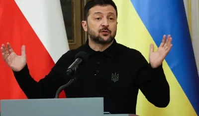 Presidente de Ucrania, Volodímir Zelenski. 