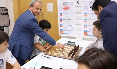 Arkady Dvorkovich, presidente de la Federación Internacional de Ajedrez.