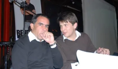 Armando Benedetti y Miguel Uribe Turbay (Q.E.P.D)