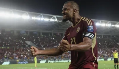Salomón Rondón, capitán de Venezuela.